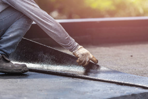 Professional Waterproofing technician working in Dorchester, NJ